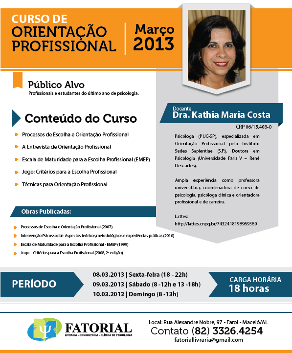 Curso de Orientação Profissional/Vocacional