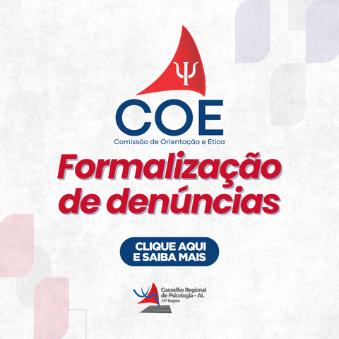 Formulário de denúncias agora disponível pela Comissão de Orientação e Ética (COE)